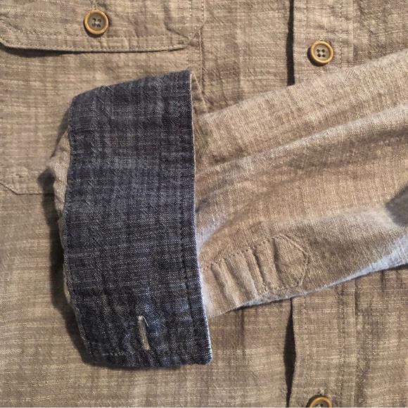 Weatherproof Vintage - Grey Denim Style Button Down Shirt - X-LARGE - Picture 10 of 13